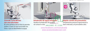 prensatelas maquina de coser 423S cortahilos