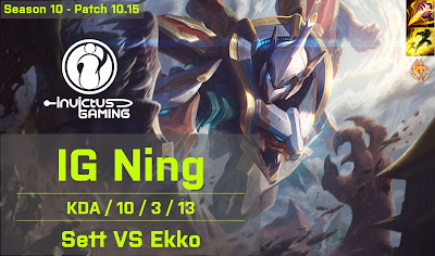 IG Ning Sett JG vs Ekko - KR 10.15