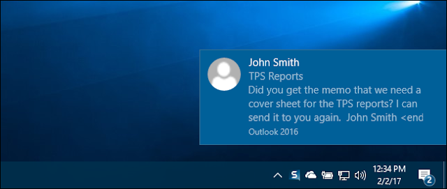 Windows 10 notifications (credits to https://www.howtogeek.com)