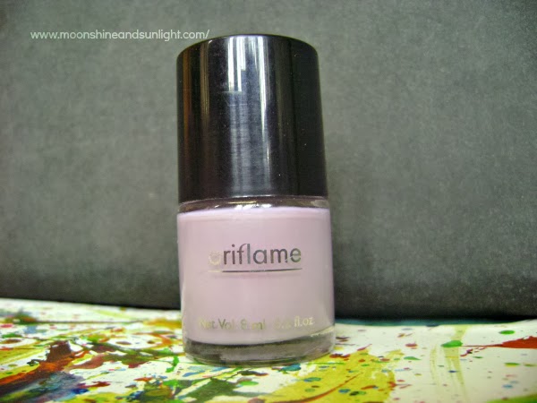 Oriflame Nail polish review Lavender shimmer