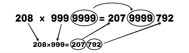 Easy multiplication with the largest number of any digit