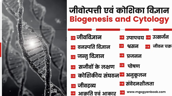 जीवोत्पत्ती एवं कोशिका विज्ञान | जीव विज्ञान | सजीवों के लक्षण Biogenesis and Cytology | Biology Characteristics of living things