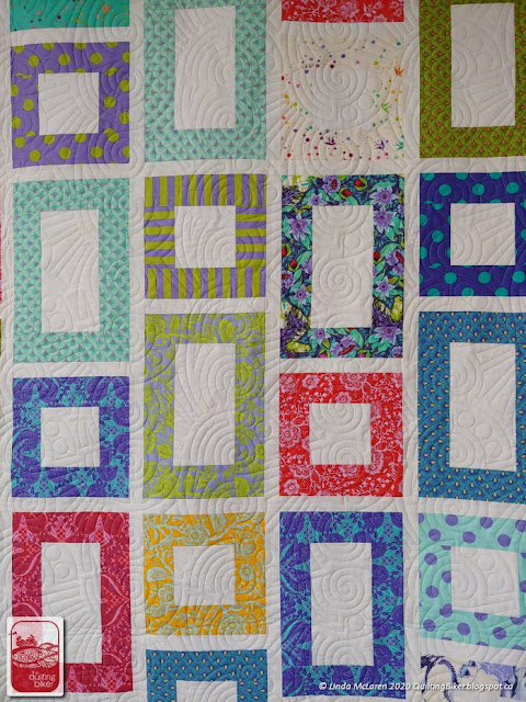 Framed Quilt by Much Love detail view