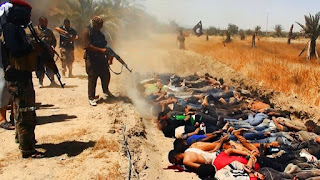 Ejecución de cristianos caldeos iraquies por el ISIS 