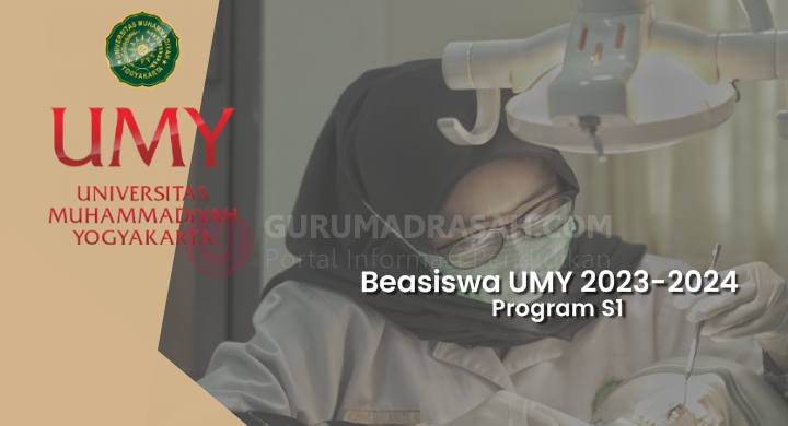 Beasiswa Universitas Muhammadiyah Yogyakarta (UMY) 2023-2024 untuk Program S1