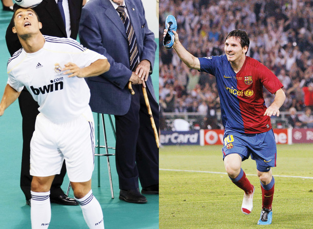 messi and ronaldo. messi and ronaldo pics.