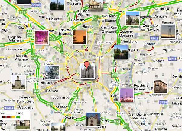 Resultado de imagen de mapa turistico milan