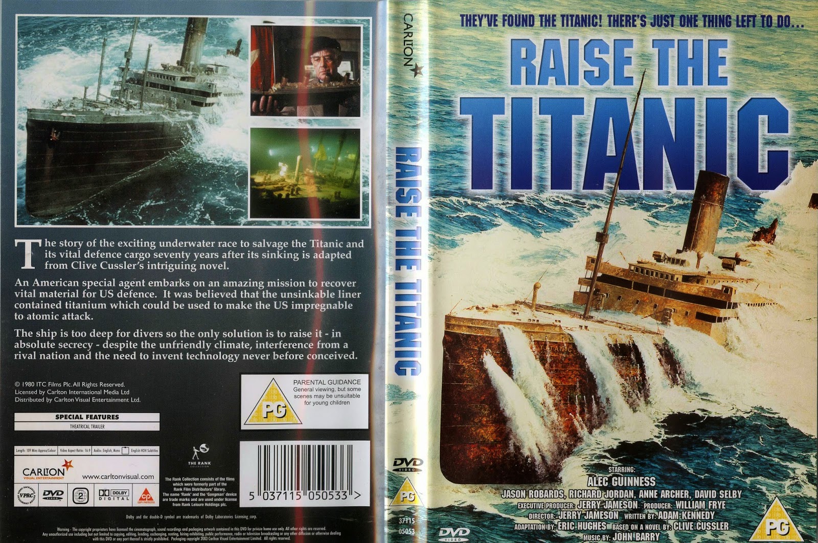 Clive Cussler Book Collecting: Raise the Titanic - Movie