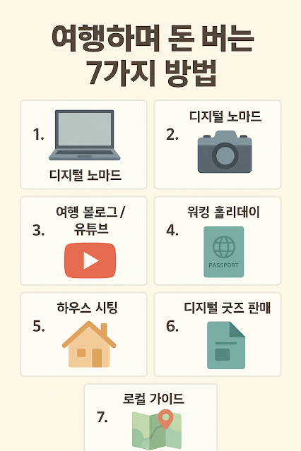 7 ways to make money while traveling