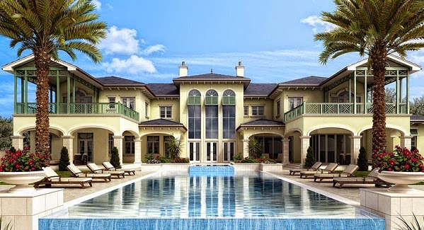 florida real estate with charming pool