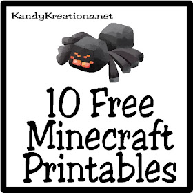 Celebrate at your next Minecraft birthday party with these 10 free Minecraft printables.  Find printables that are perfect for adding to a party, a lunch date, or just to make an every day a little more fun.