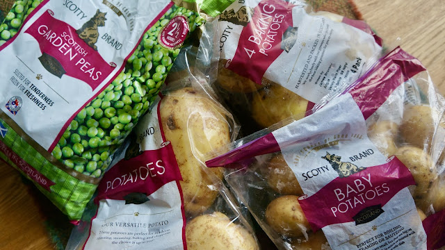 Scotty Brand Products - potatoes and peas