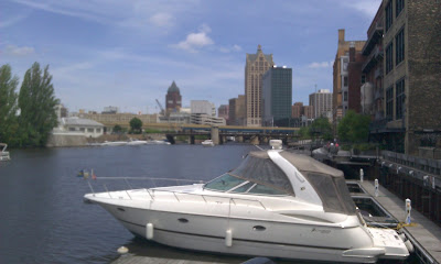 Milwaukee's river walk