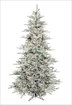 artificial prelit christmas trees