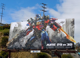 Transformers 3 Optimus Prime billboard