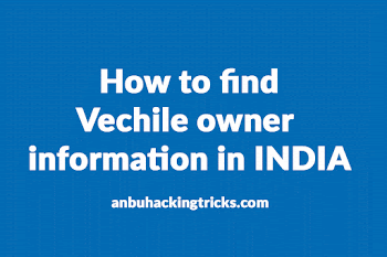 How to find vechile owner in India quickly - 2016 - Tips and Tricks