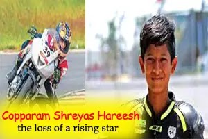 Copparam Shreyas Hareesh, a 13-year-old young bike racer dies after fatal crash