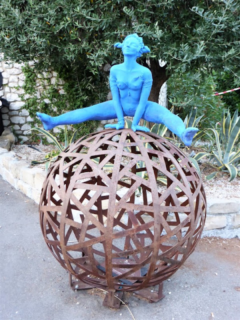 Saint Paul de Vence, escultura en las calles