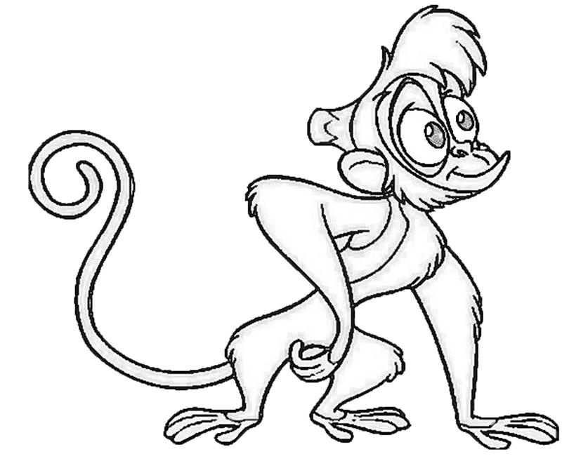 abu-monkey-coloring-pages