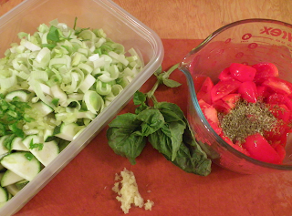 Ingredients Prepared and Ready to Cook