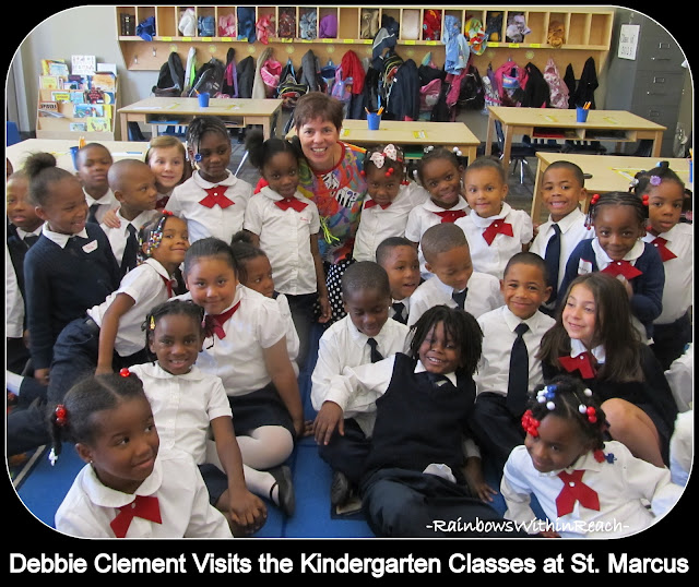 photo of: Debbie Clement meets the Kindergarten at St. Marcus