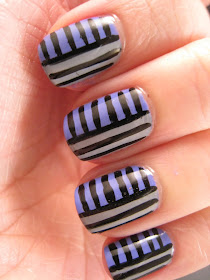 Purple-grey-stripes-nail-art