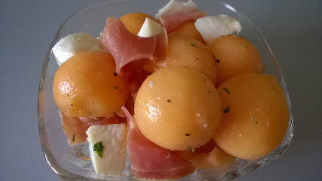 Salade fraîche de melon