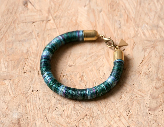 Thick Rope Ombre Bracelet by Trincar Uvas