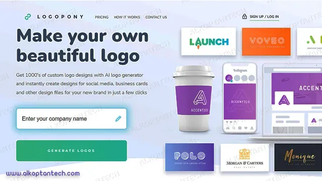 Logopony - صانع شعارات الذكاء الاصطناعي - Logopony - AI Logo Maker