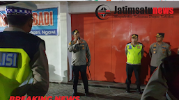 Cegah Kejahatan, Kapolres Pimpin Patroli Serentak Wujudkan Ngawi Aman