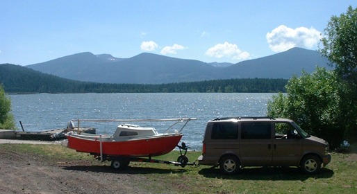 sailing at Eagle Ridge in July of 2004