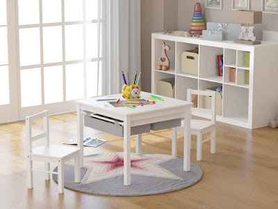 Kids Multi Activity Table and Chairs Set Design