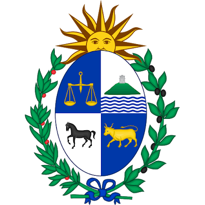 Coat of arms - Flags - Emblem - Logo Gambar Lambang, Simbol, Bendera Negara Uruguay