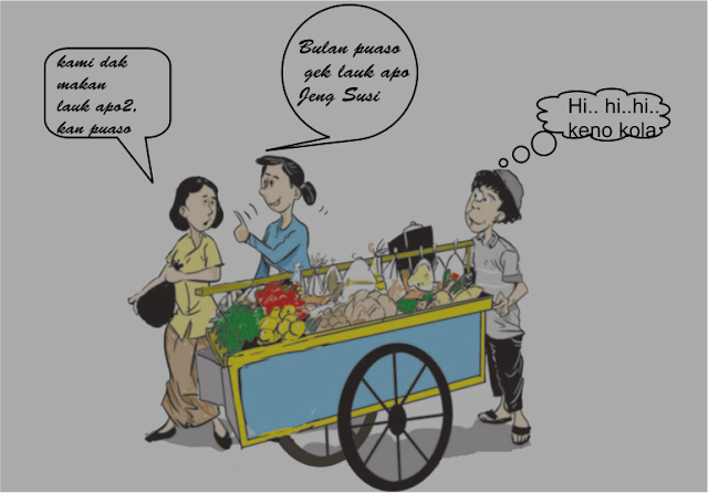 Ilustrasi Tukang sayur