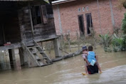 Air Sungai Meluap, Banjir pun Kembali Melanda Kampung Balai Aceh Tamiang