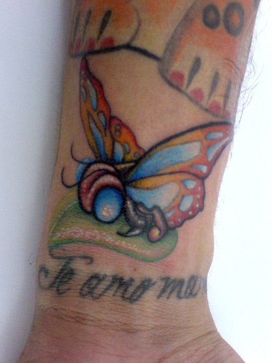 BUTTERFLY TATTOO NEW SCHOOL