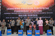 Kapolda Sulsel Launching Program Percepatan Penurunan Stunting Polda Sulsel