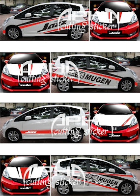 Koleksi Cutting Sticker Mobil Mugen Terbaru