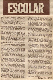Recorte del diario “Dicen…” - 1972