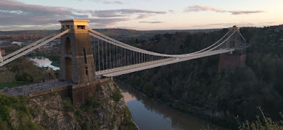 Bristol, puente colgante de Clifton.