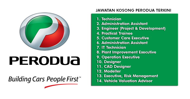 Jawatan Kosong di PERODUA - Pembantu Tadbir / Juruteknik 