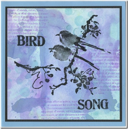 BIRDSONG SILHOUETTE SCAN