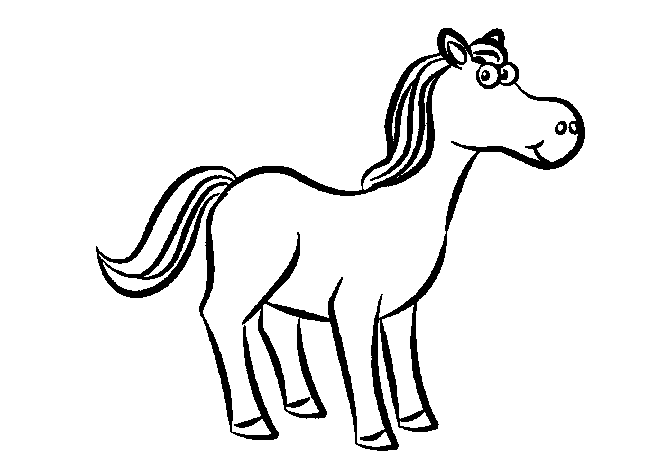 Horse Coloring Pictures 7