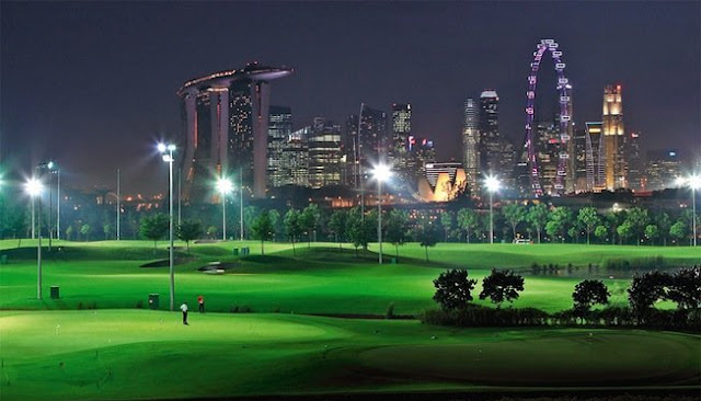 Singapore, Marina Bay Golf Course, Singapore Marina Bay Golf Course