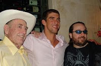 Doyle Brunson, Michael Phelps, Todd Brunson