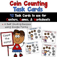 Coin Counting Task Cards