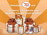 Send Screenshots Of The Number of Your 'HyppMe' Now For A Chance To Win an Xperia Smartphone!