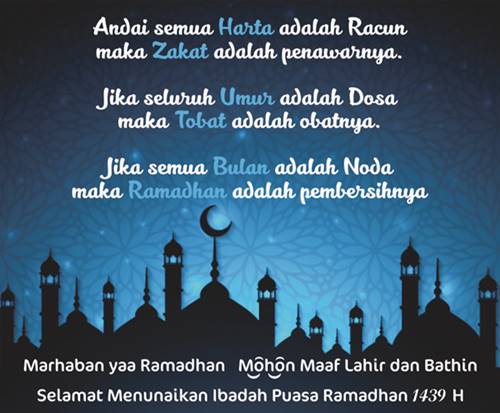 Kata-kata Ucapan Selamat Menunaikan Ibadah Puasa Ramadhan 