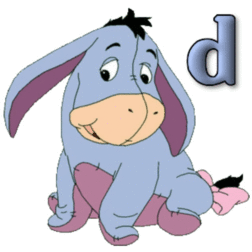 Abecedario de Igor de Winnie the Pooh.