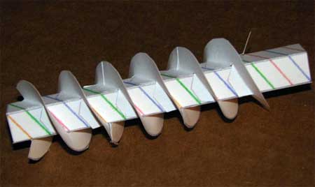 Archimedes Screw Papercraft